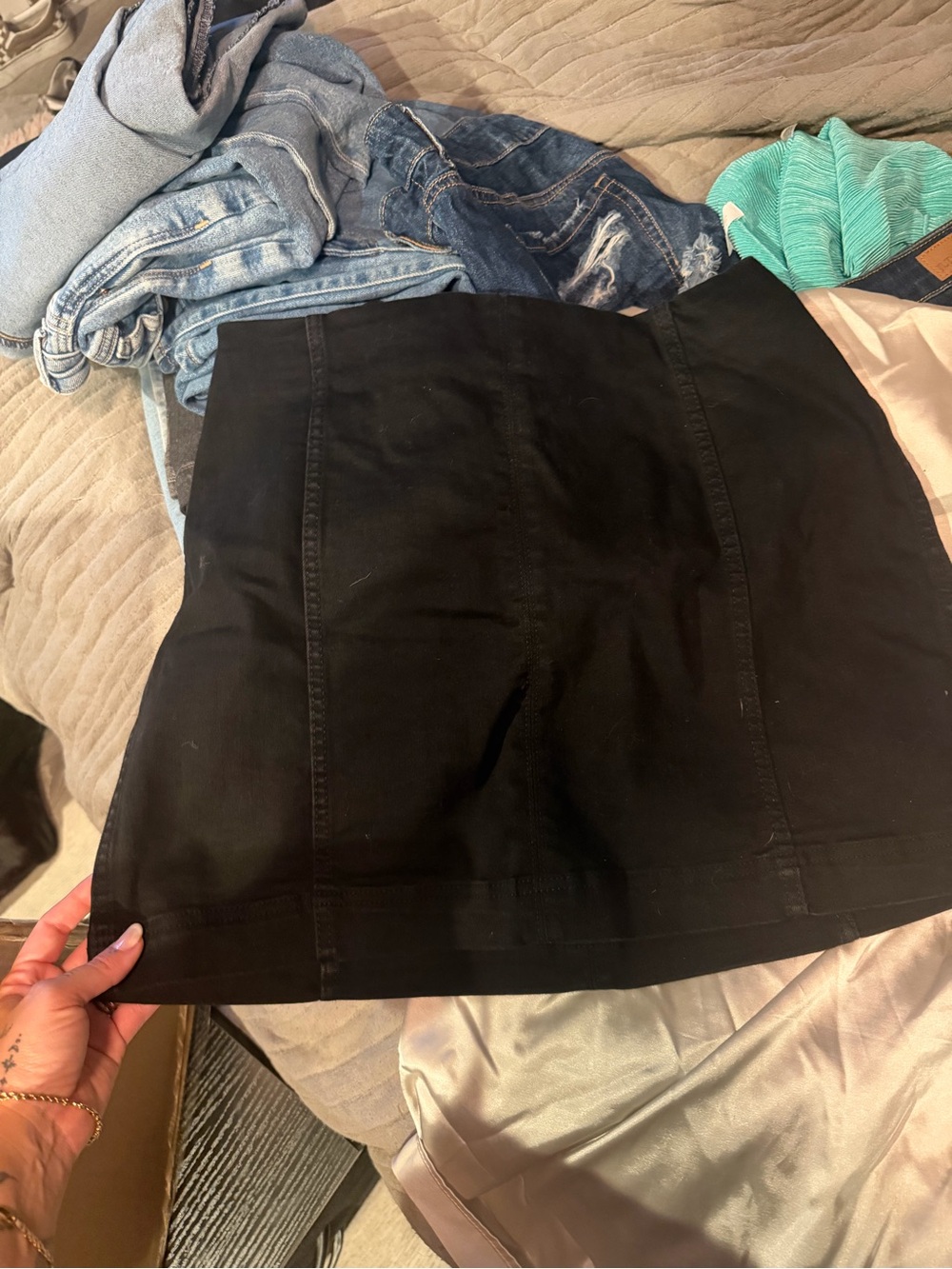 wild fable Black Mini Skirt